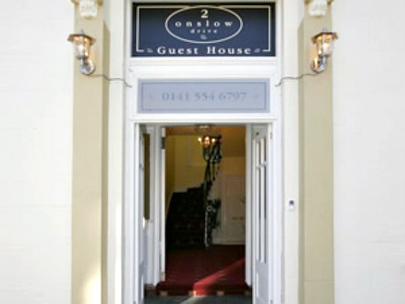 The entrance to Oyo Onslow Guest House