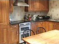 The kitchen at the Dunard Guest House