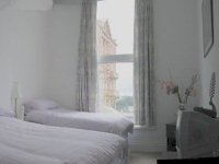 A twin room at Sandrigham Hotel