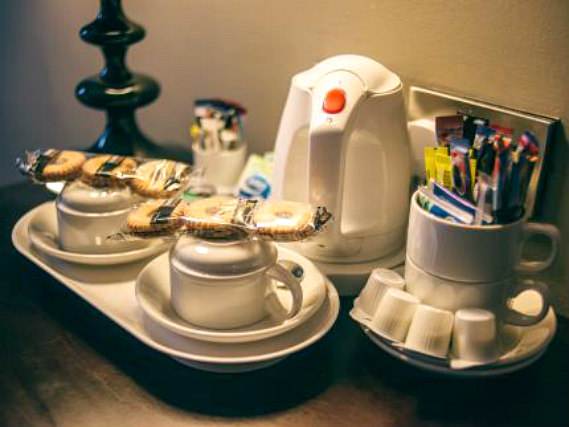 Enjoy a reviving hot drink in your room.