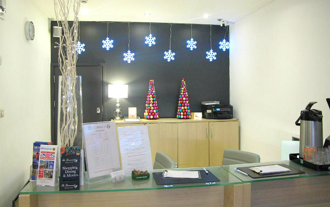 Reception at Alhambra Hotel