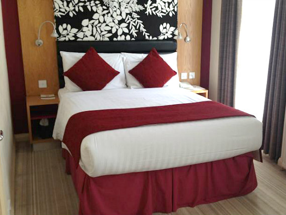 A typical double room at Astors Hotel