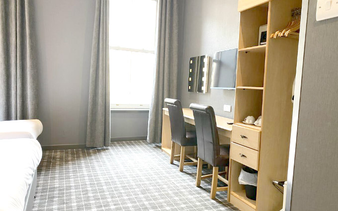 A typical room at Devoncove Hotel Glasgow