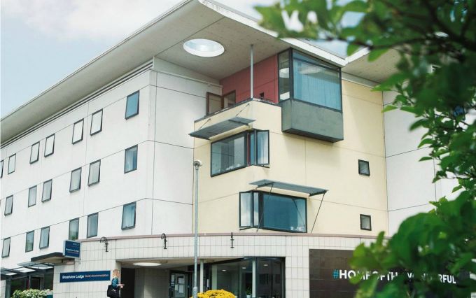 The exterior of UEA Broadview Lodge