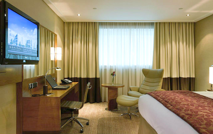 A double room at Sofitel Heathrow