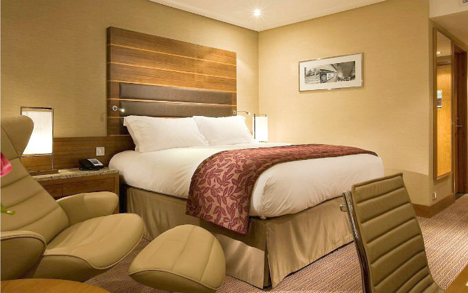 A typical double room at Sofitel Heathrow