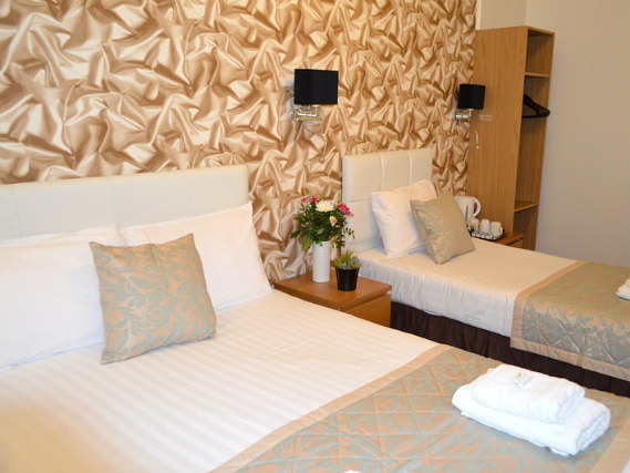 Triple rooms at Lexham Gardens Hotel are the ideal choice for groups of friends or families