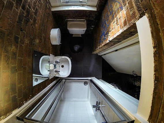 A typical shower system at The Dictionary Shoreditch