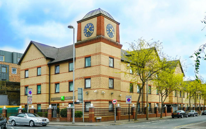 The entrance to Ibis Styles London Leyton