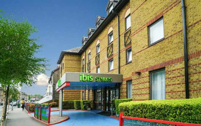 An exterior view of Ibis Styles London Leyton