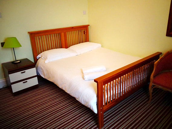A typical room at Aron Guest House