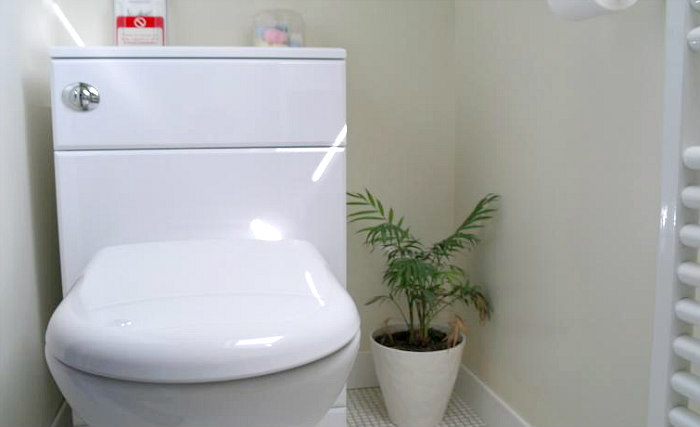 Relax in the private bathroom in your room