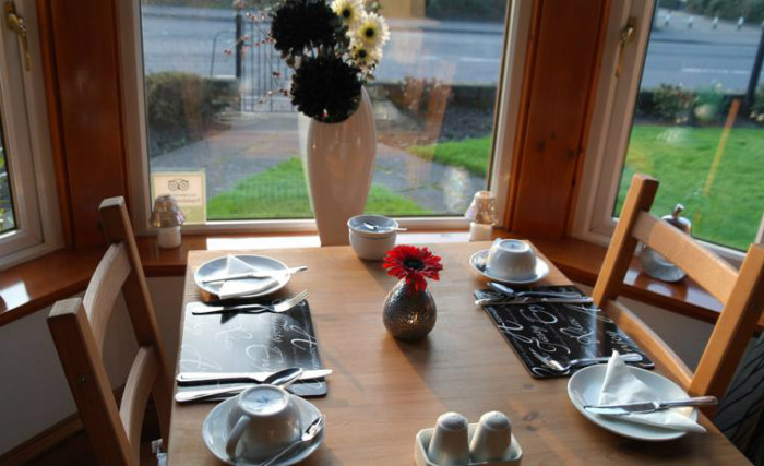 A place to eat at ATuras-Mara Guest House