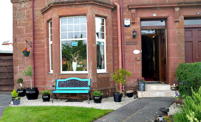 The attractive gardens and exterior of ATuras-Mara Guest House