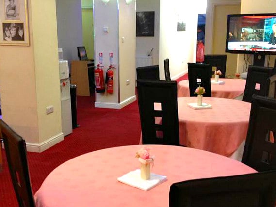 Relax and enjoy your meal in the Dining room