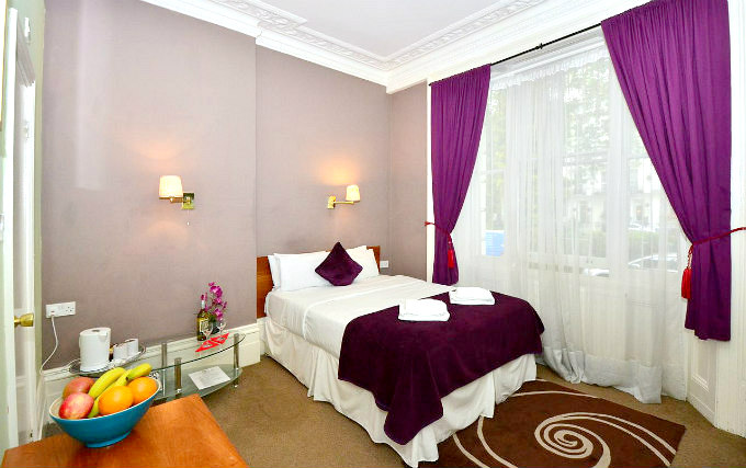 A typical double room at So Paddington Hotel