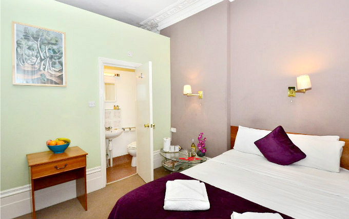 A typical double room at So Paddington Hotel