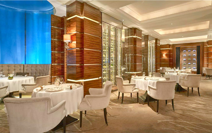 Relax and enjoy your meal in the Dining room at Westbury Mayfair Hotel