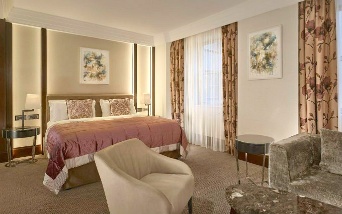 A double room at Westbury Mayfair Hotel