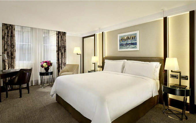 A typical double room at Westbury Mayfair Hotel