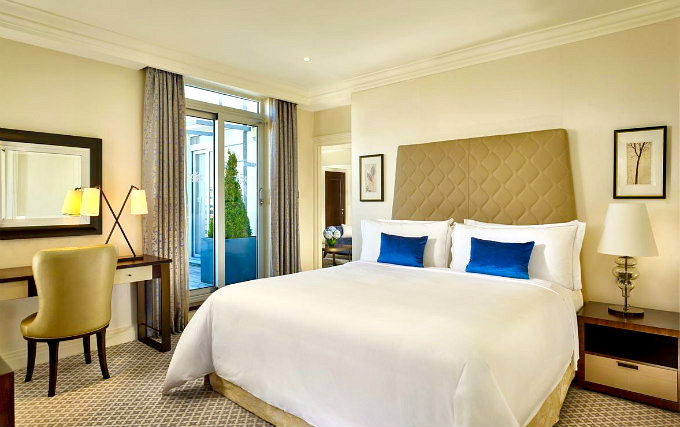 A double room at Westbury Mayfair Hotel