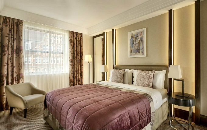 A comfortable double room at Westbury Mayfair Hotel