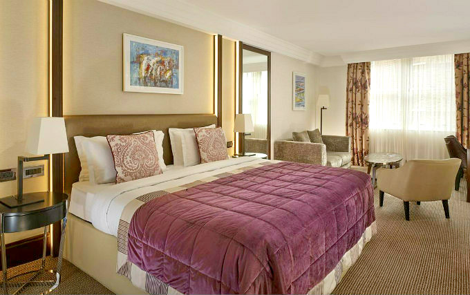 A comfortable double room at Westbury Mayfair Hotel