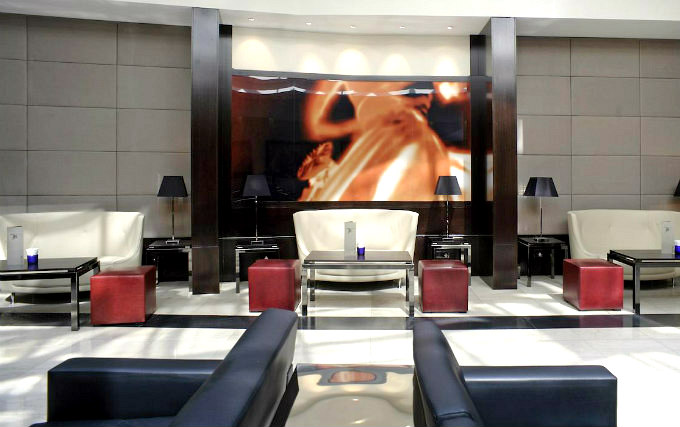 The hallway at Park Plaza Victoria London