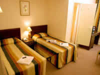 Twin rooms are spacious and fresh