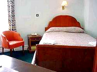 A typical single room at Regent Palace Hotel