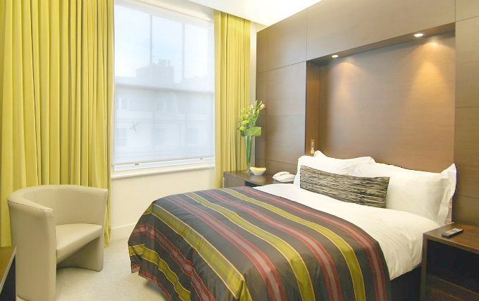 A typical double room at The Park Grand London Paddington