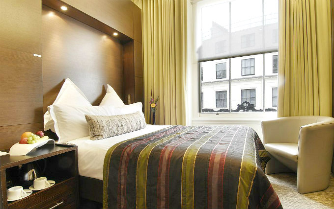 A typical double room at The Park Grand London Paddington