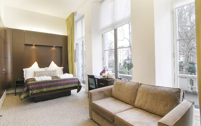 A typical double room at The Park Grand London Paddington