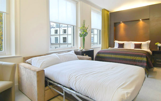 Quad room at The Park Grand London Paddington