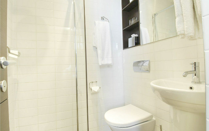 A typical shower system at The Park Grand London Paddington