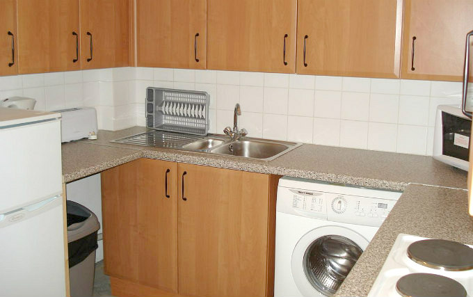 kitchen at Sienna Apartments