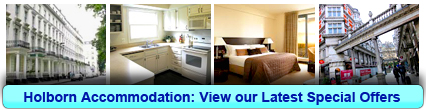 Accommodation in Holborn, London