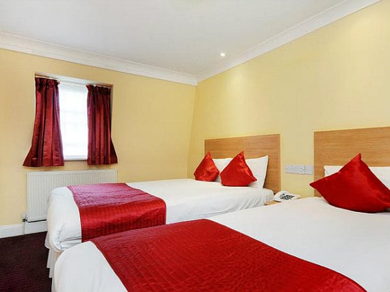 A triple room at Lord Jim Hotel London Kensington is perfect and comfortable for a small group travelling together