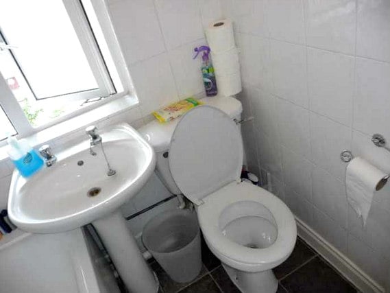 A shared bathroom