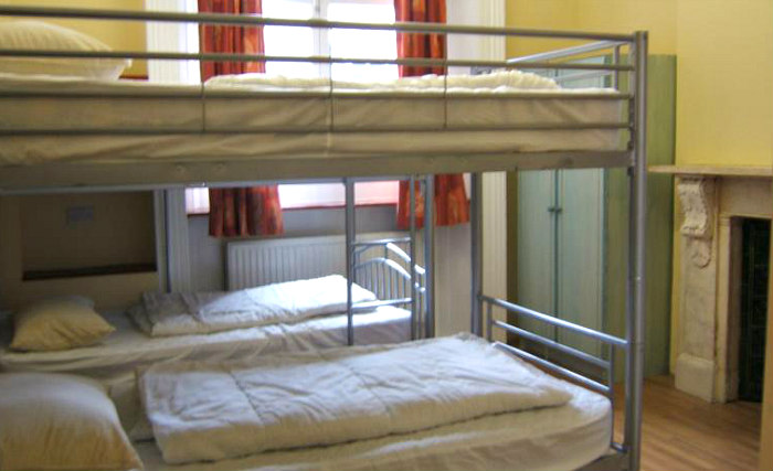 Save money by booking a bed in a shared dorm room