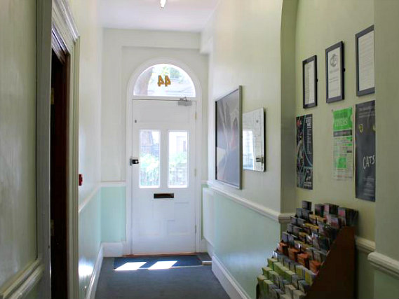 The entrance area