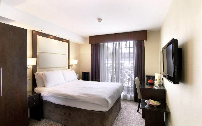 A double room at Grand Royale London Hyde Park