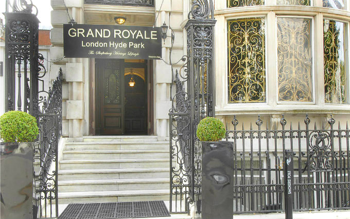 An exterior view of Grand Royale London Hyde Park