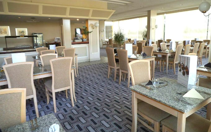 Relax and enjoy your meal in the Dining room at Airport Inn Gatwick