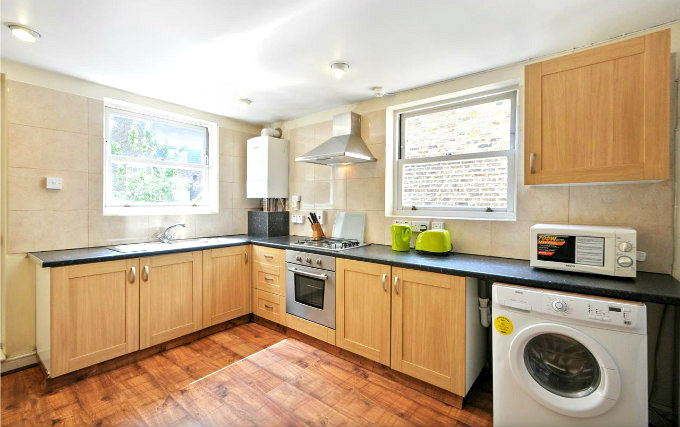 kitchen at Clifton Apartments