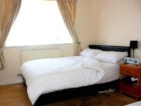A typical double room at London Guest House Abbey Wood