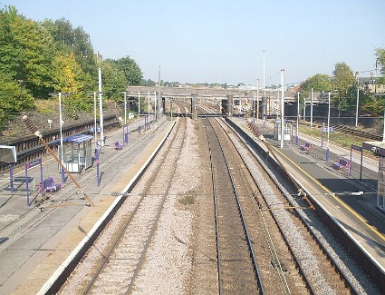 Alexandra Palace Train Station, London