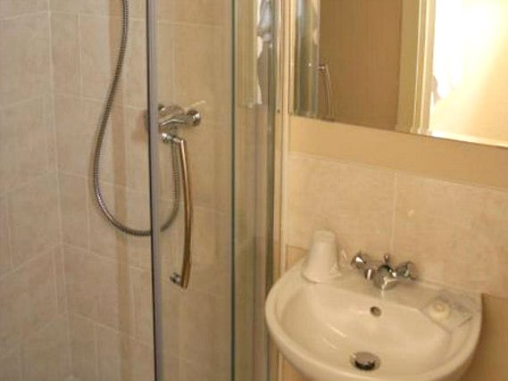 Enjoy a hot shower after a long day exploring Glasgow