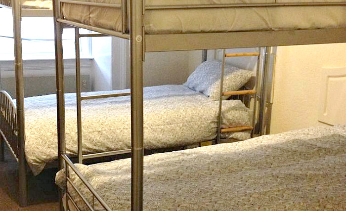 Meet new people by booking one of the dorm rooms