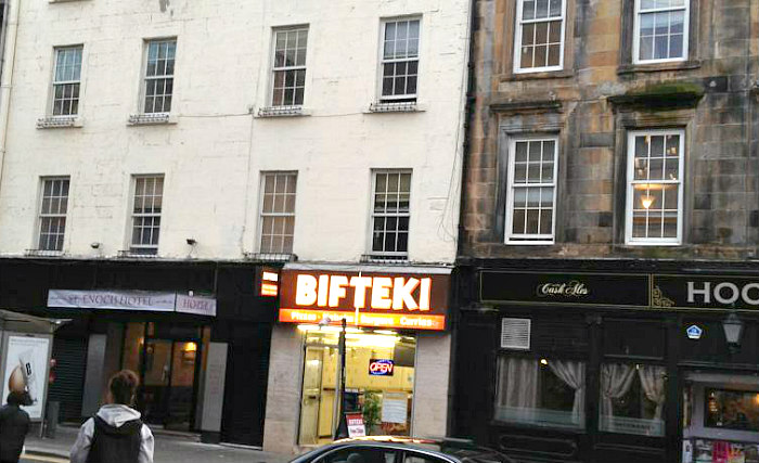 An exterior view of St Enoch Hotel